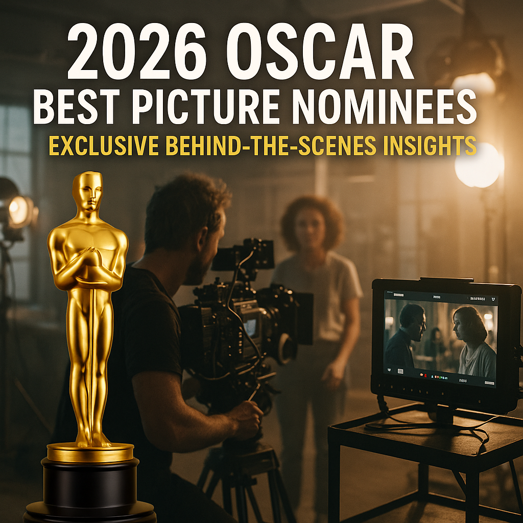 Illustration of 2026 Oscar Best Picture Nominees: Exclusive Behind-the-Scenes Insights