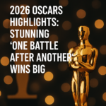 Illustration of 2026 Oscars Highlights: Stunning ‘One Battle After Another’ Wins Big