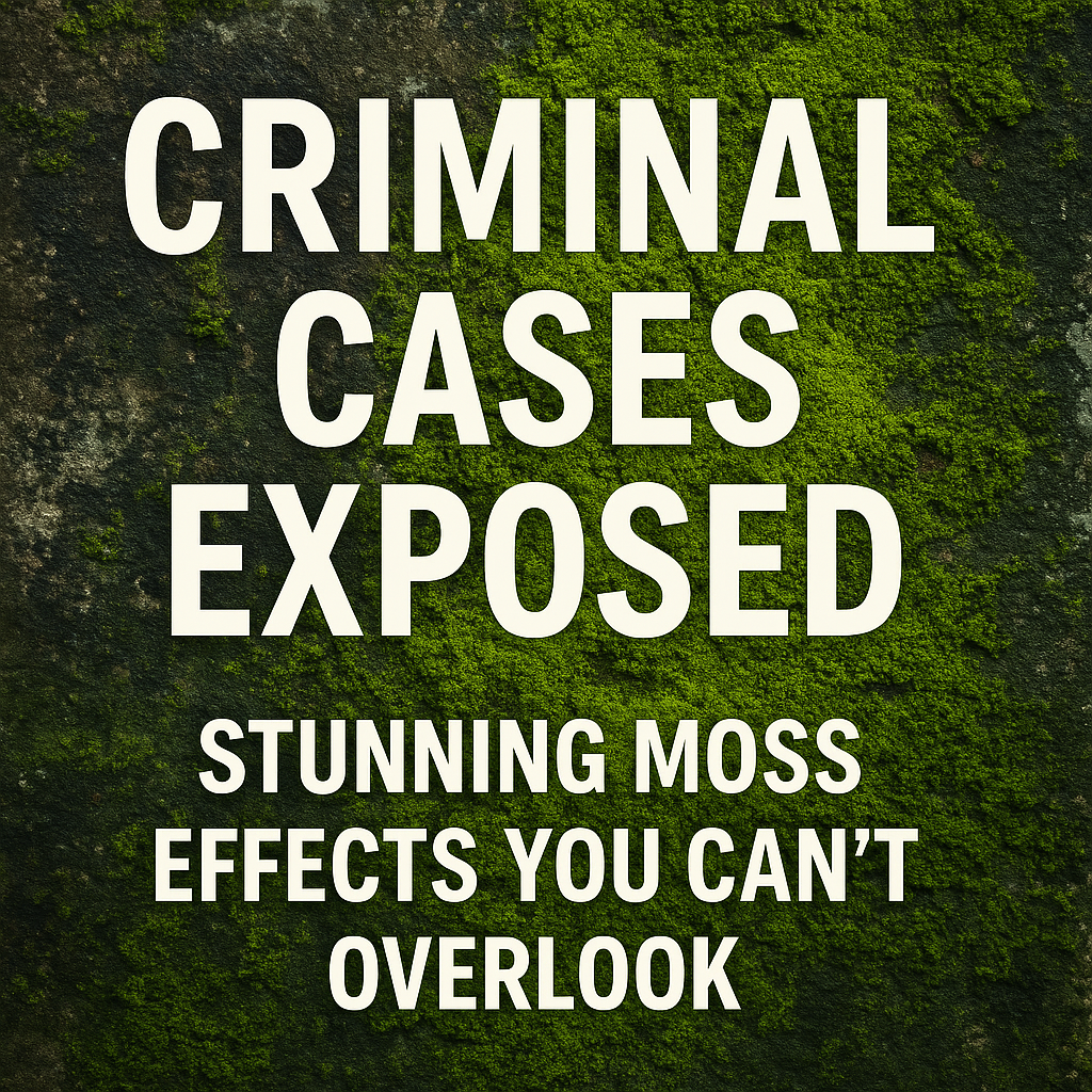 Illustration of Criminal Cases Exposed: Stunning Moss Effects You Can’t Overlook