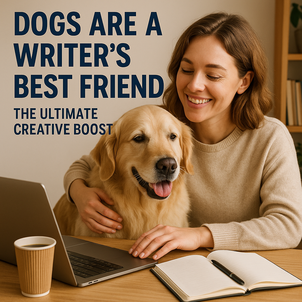 Illustration of Dogs Are a Writer’s Best Friend: The Ultimate Creative Boost