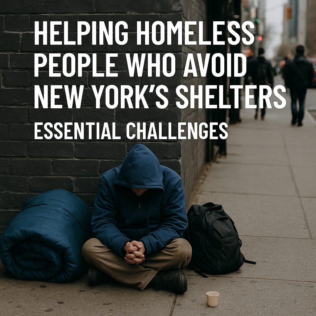 Illustration of Helping Homeless People Who Avoid New York’s Shelters: Essential Challenges