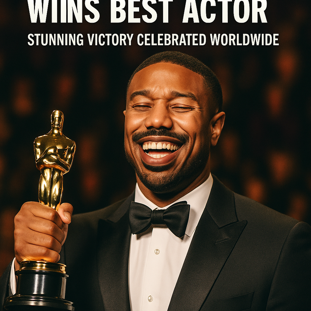 Illustration of Michael B. Jordan Wins Best Actor: Stunning Victory Celebrated Worldwide