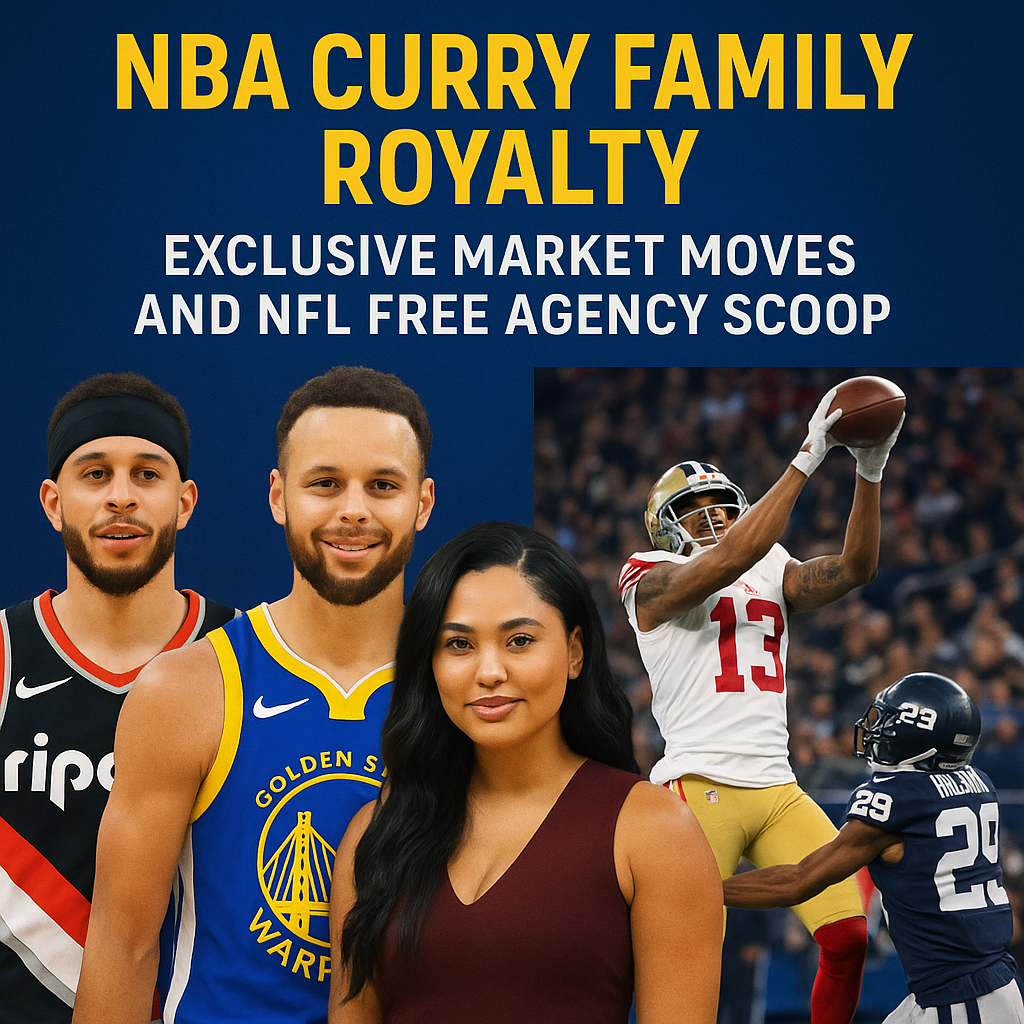 Illustration of NBA Curry Family Royalty: Exclusive Market Moves and NFL Free Agency Scoop