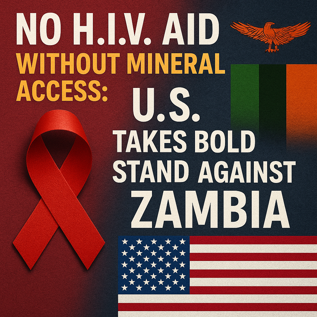 Illustration of No H.I.V. Aid Without Mineral Access: U.S. Takes Bold Stand Against Zambia