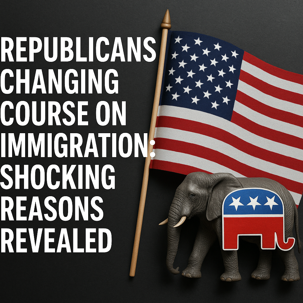 Illustration of Republicans Changing Course on Immigration: Shocking Reasons Revealed