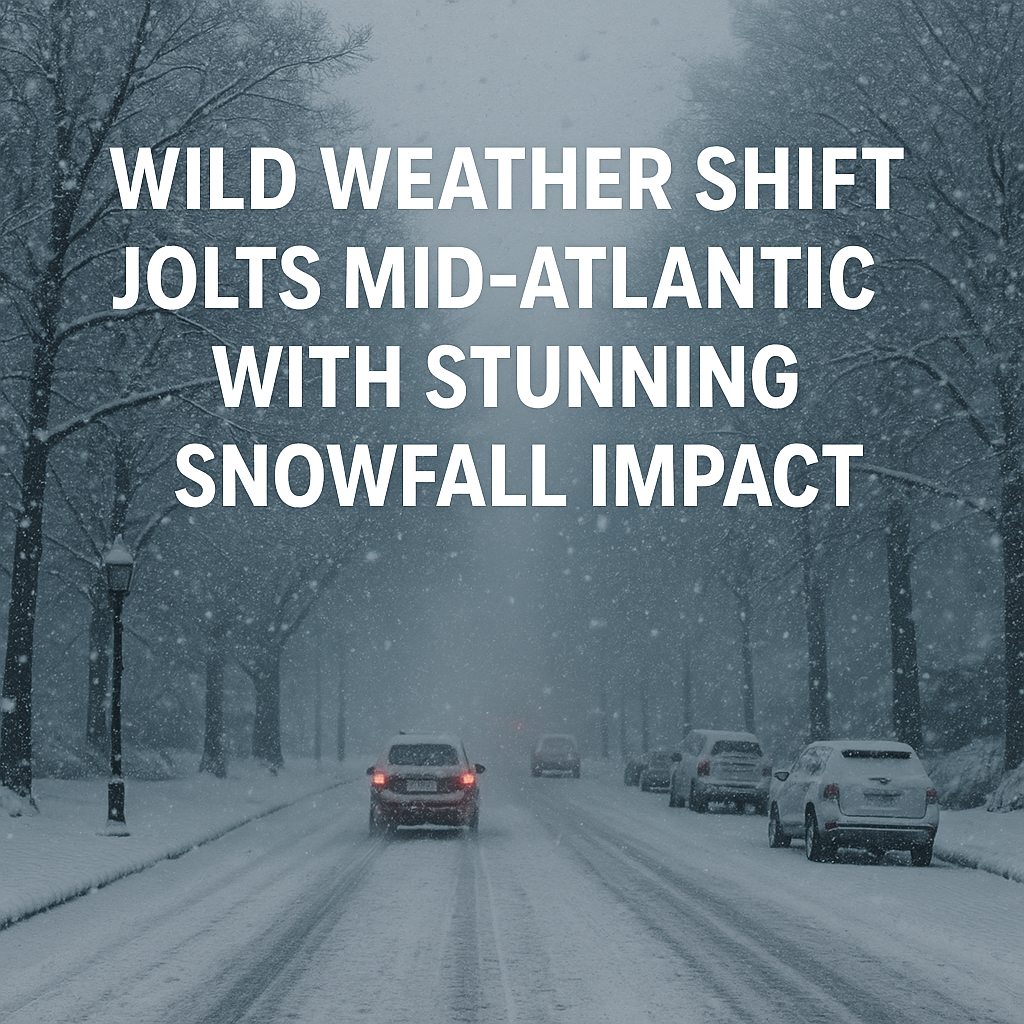 Wild Weather Shift Jolts Mid-Atlantic With Stunning Snowfall Impact
